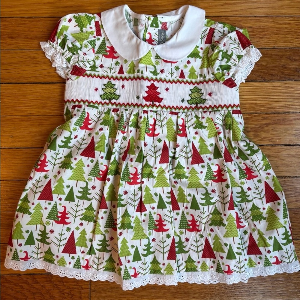 Smocked Christmas Dress